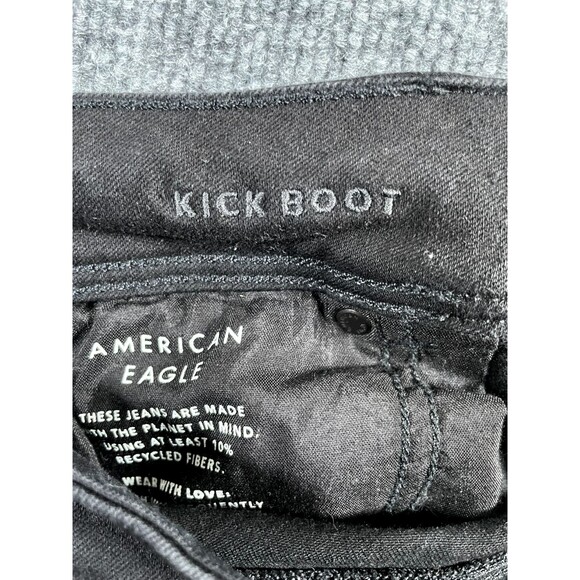 American Eagle Outfitters Black Boot Cut Jeans - Picture 3 of 8
